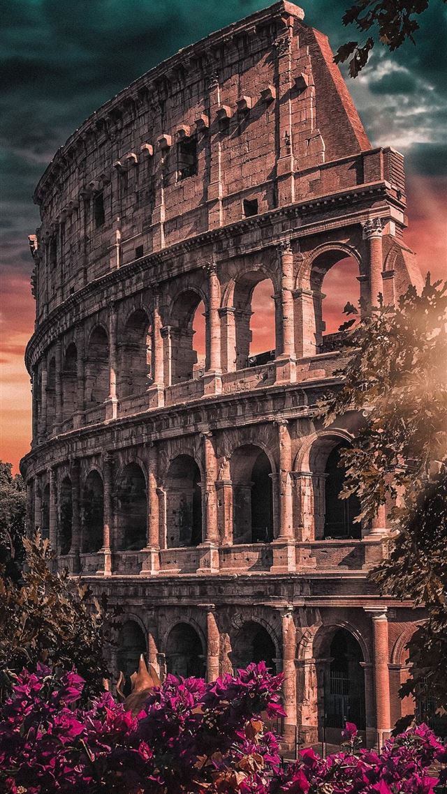 1080x1920 Colosseum of Rome - 100 most beautiful places to visit iPhone 8 Wallpaper