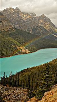 Rainbow Mountains wallpaper