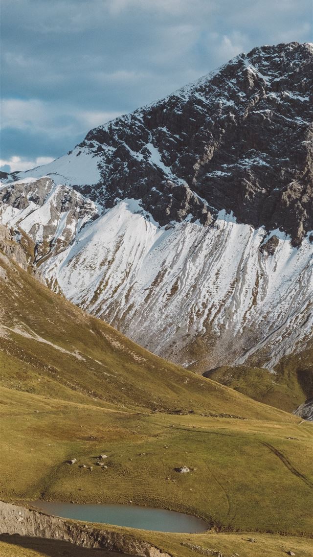 1080x1920 green and brown mountains - mountain iPhone 8 Wallpaper