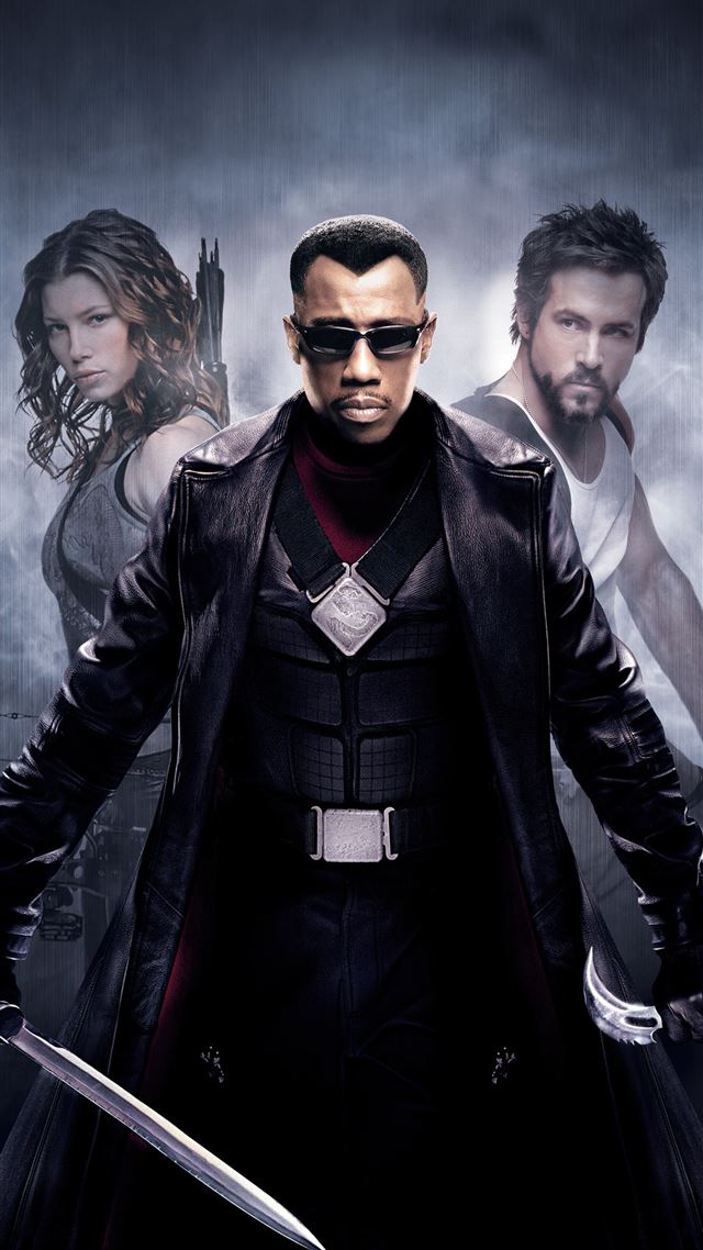 1080x1920 blade trinity key art 4k - movies iPhone 8 Wallpaper