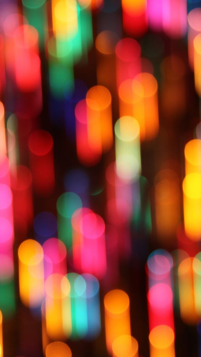 Colorful Christmas Lights Iphone Se Wallpaper Download Iphone