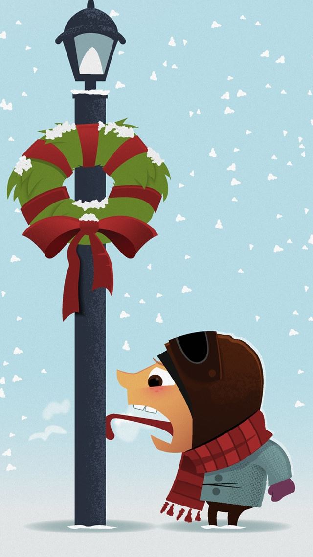 Funny Christmas iPhone se Wallpapers Free Download