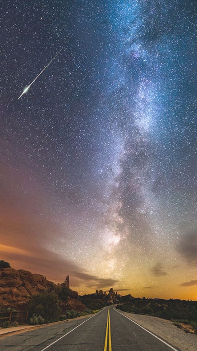 Wrangler Space View End In Road Iphone Se Wallpaper Download