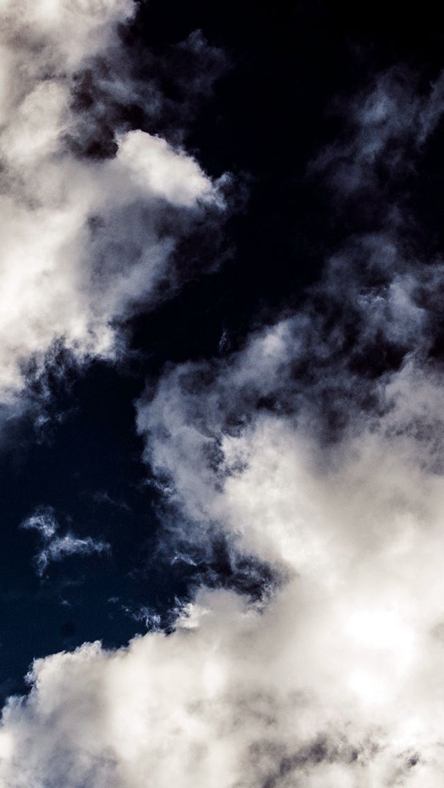 Cloud Dark Blue Sky Nature Summer iPhone se Wallpaper Download | iPhone ...
