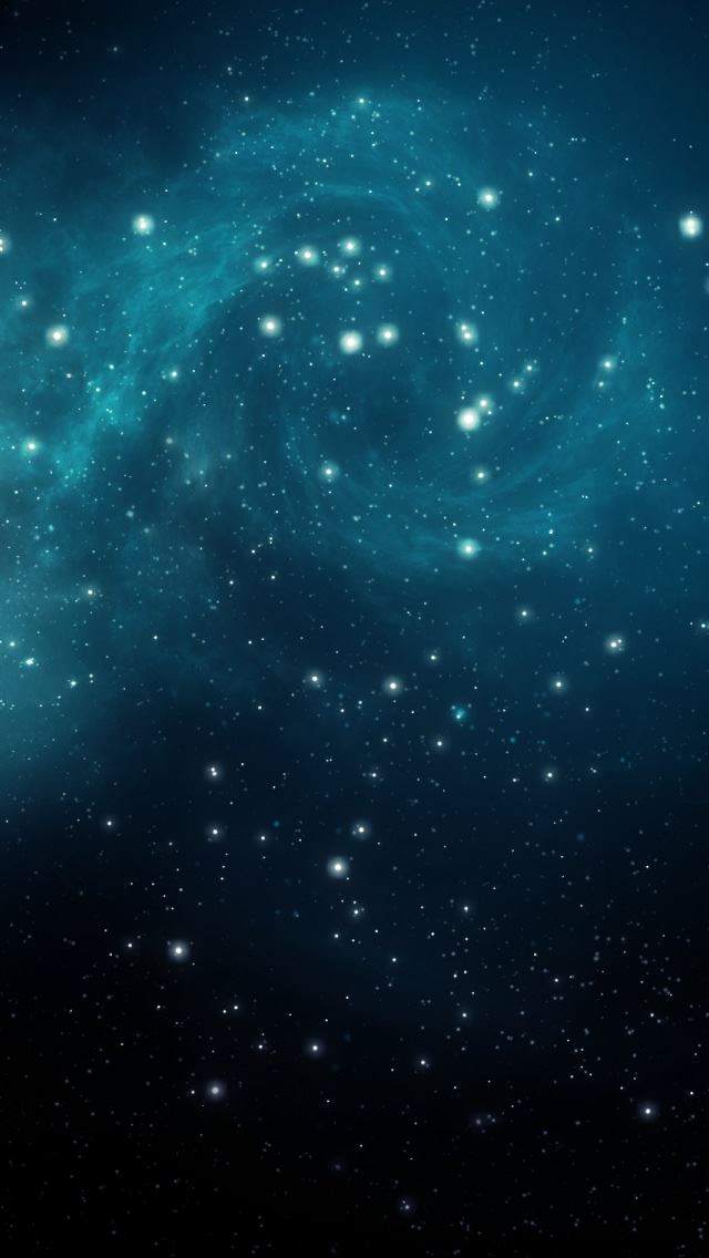 Blue Galaxy 3 Iphone Se Wallpaper Download Iphone Wallpapers Ipad