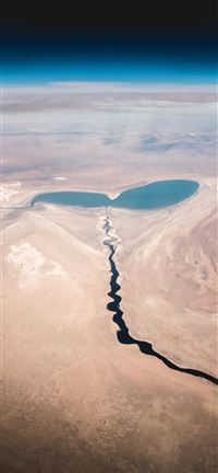 Bleeding out Aral Sea in Central Asia iPhone 5(s/c)~se wallpaper