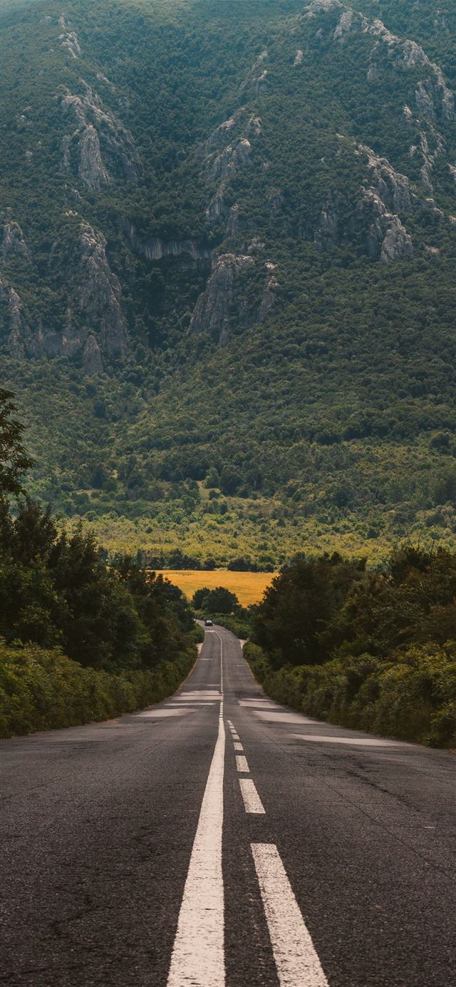 1080x1920 Adventure is out there - road iPhone SE Wallpaper