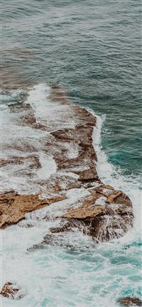 Blue waves wallpaper