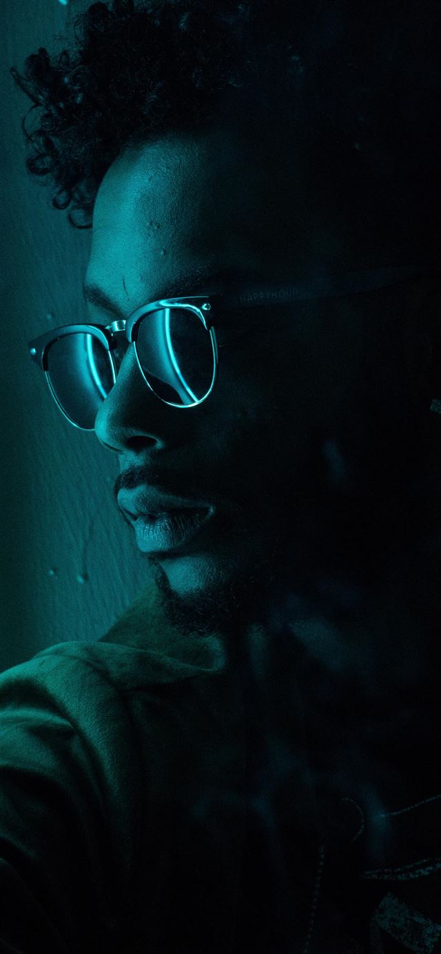 1080x1920 Neon Dream - blue iPhone SE Wallpaper