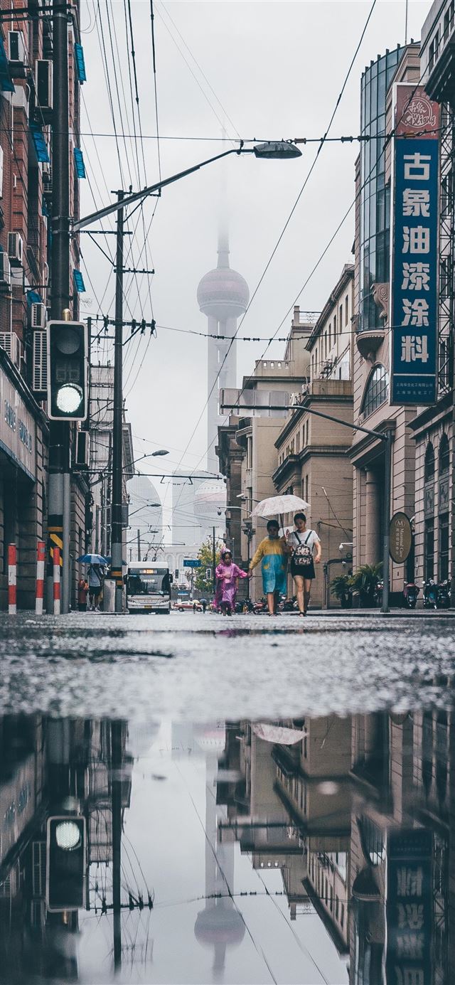 1080x1920 china - street iPhone SE Wallpaper