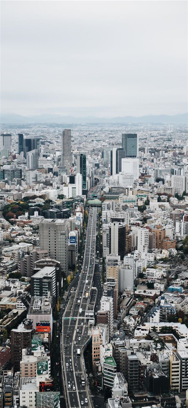 1080x1920 Tokyo City View - street iPhone SE Wallpaper