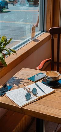 Coffee and toughts wallpaper