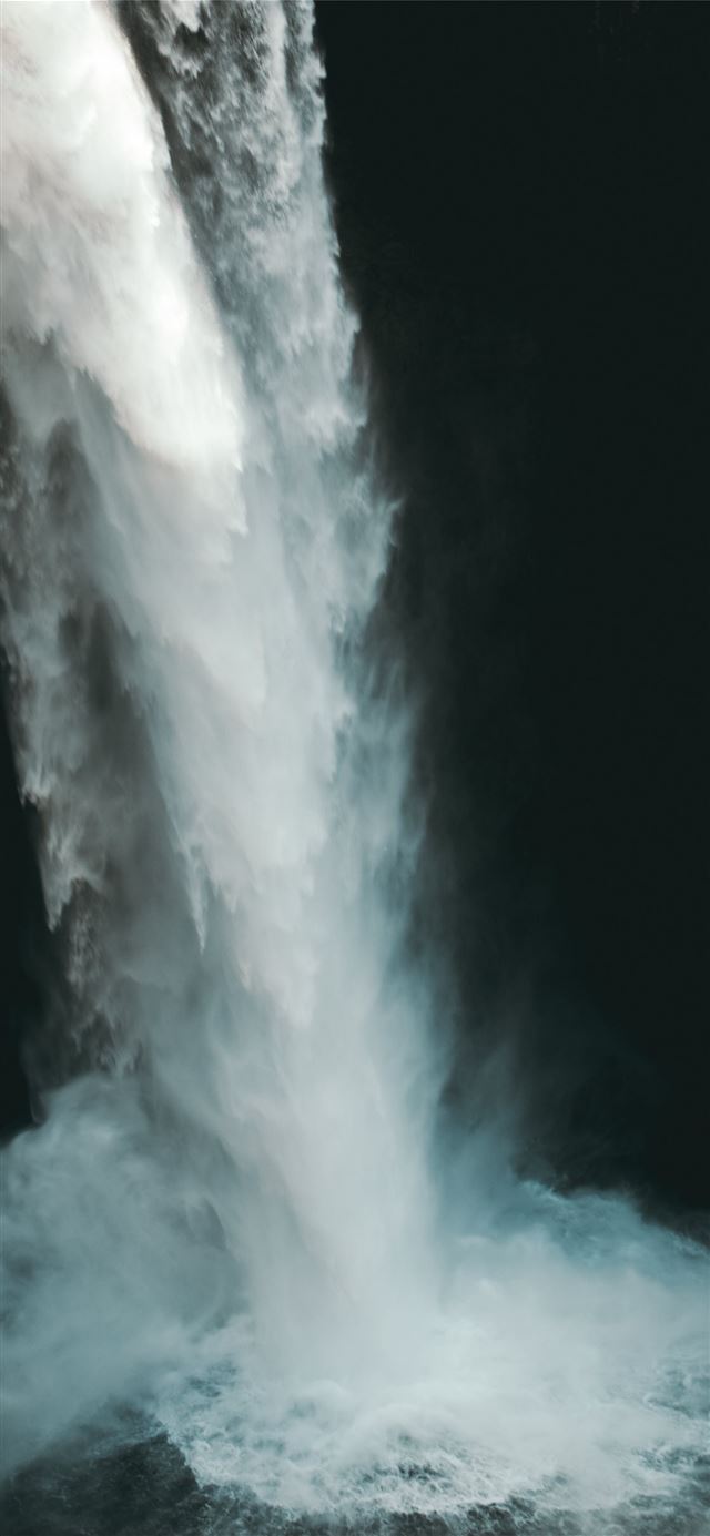 1080x1920 waterfall - wood iPhone SE Wallpaper