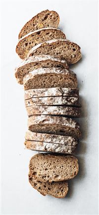 Homemade bread with walnuts wallpaper