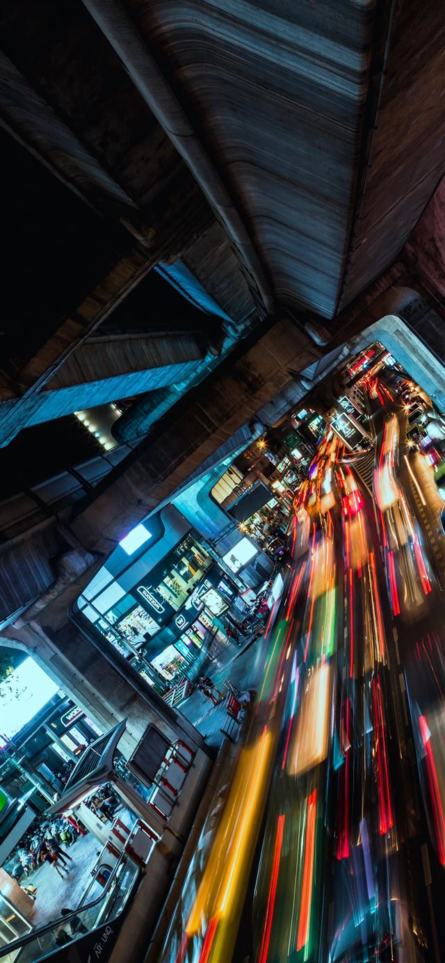 1080x1920 Rush hour - concrete iPhone SE Wallpaper