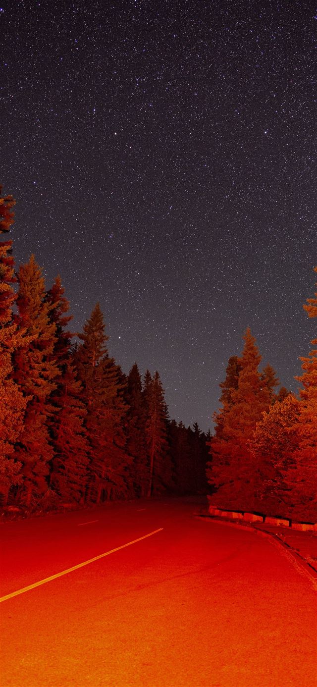 1080x1920 Brake Light Stargazing - road iPhone SE Wallpaper