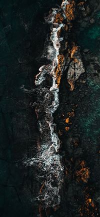 A drone shot from Oahu   Hawaii  wallpaper
