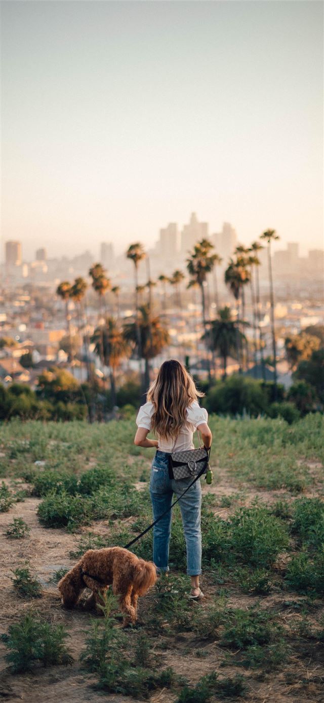 1080x1920 Carleigh  Odie and I out for a walk in East Los An... -  iPhone SE Wallpaper
