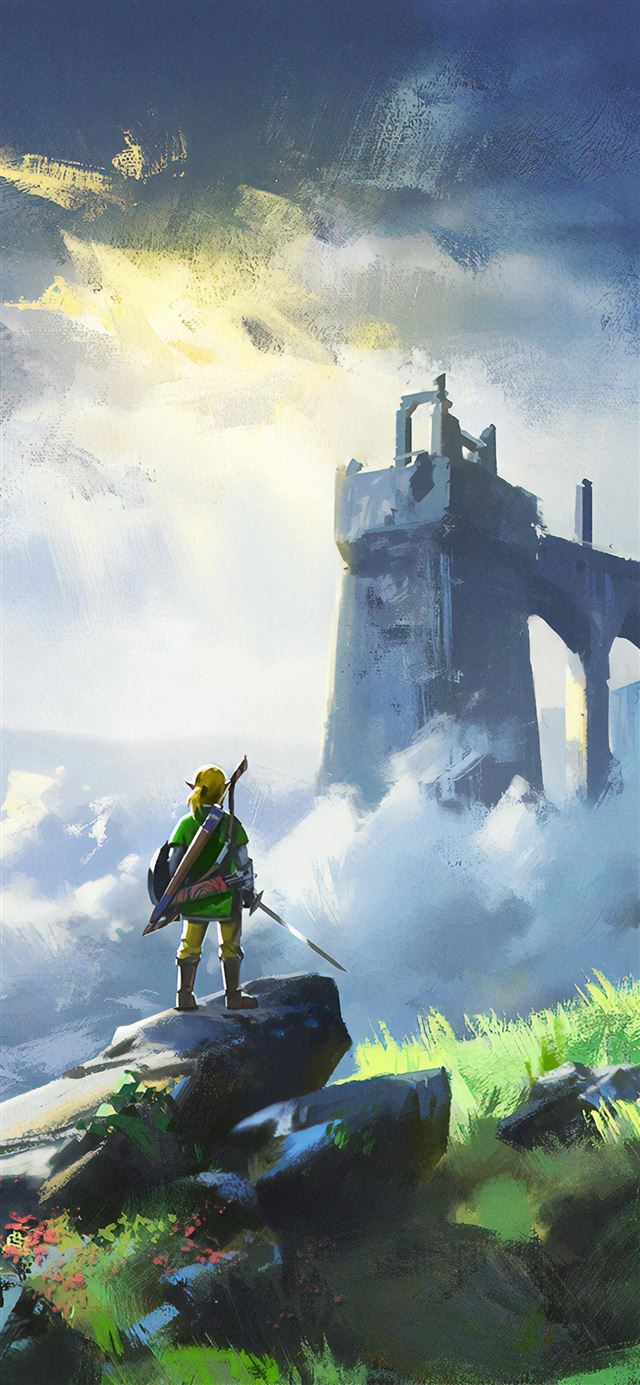 1080x1920 the legend of zelda breath of wild game 4k - artstation iPhone SE Wallpaper