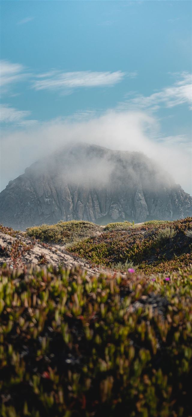 1080x1920 Morro Rock California - tower iPhone SE Wallpaper