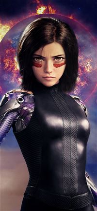 4k alita battle angel wallpaper