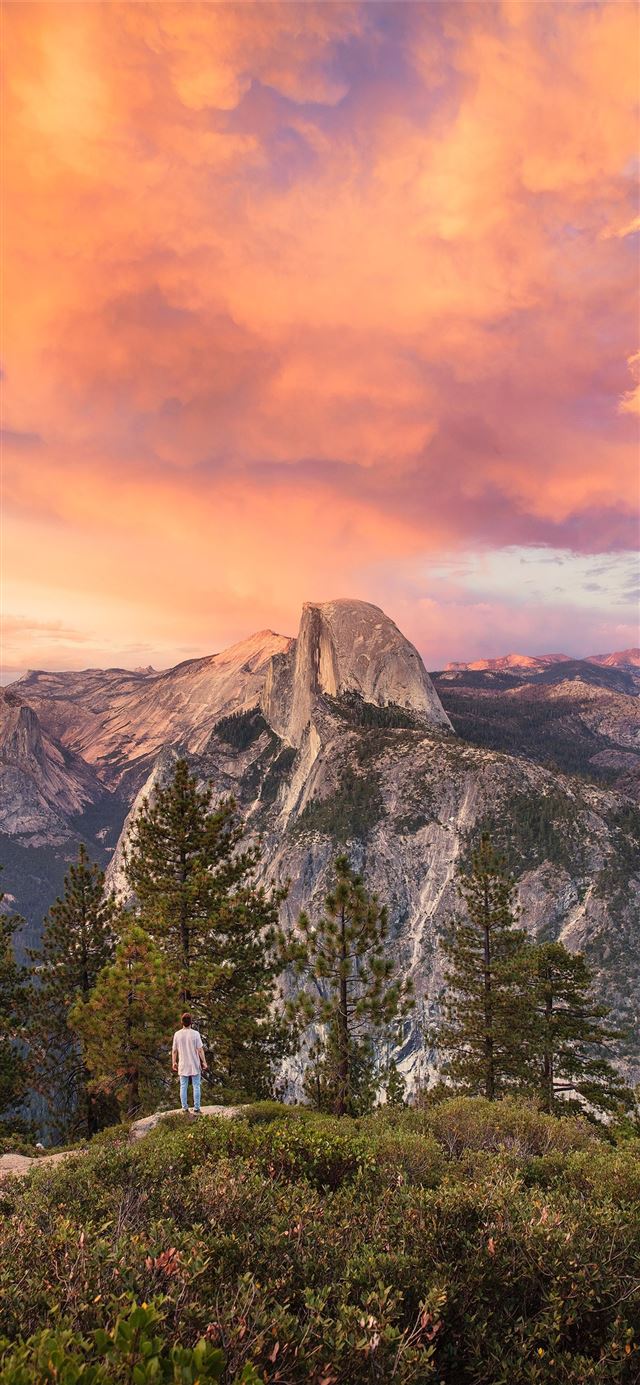 1080x1920 landscape photography of gray and green mountain -  iPhone SE Wallpaper
