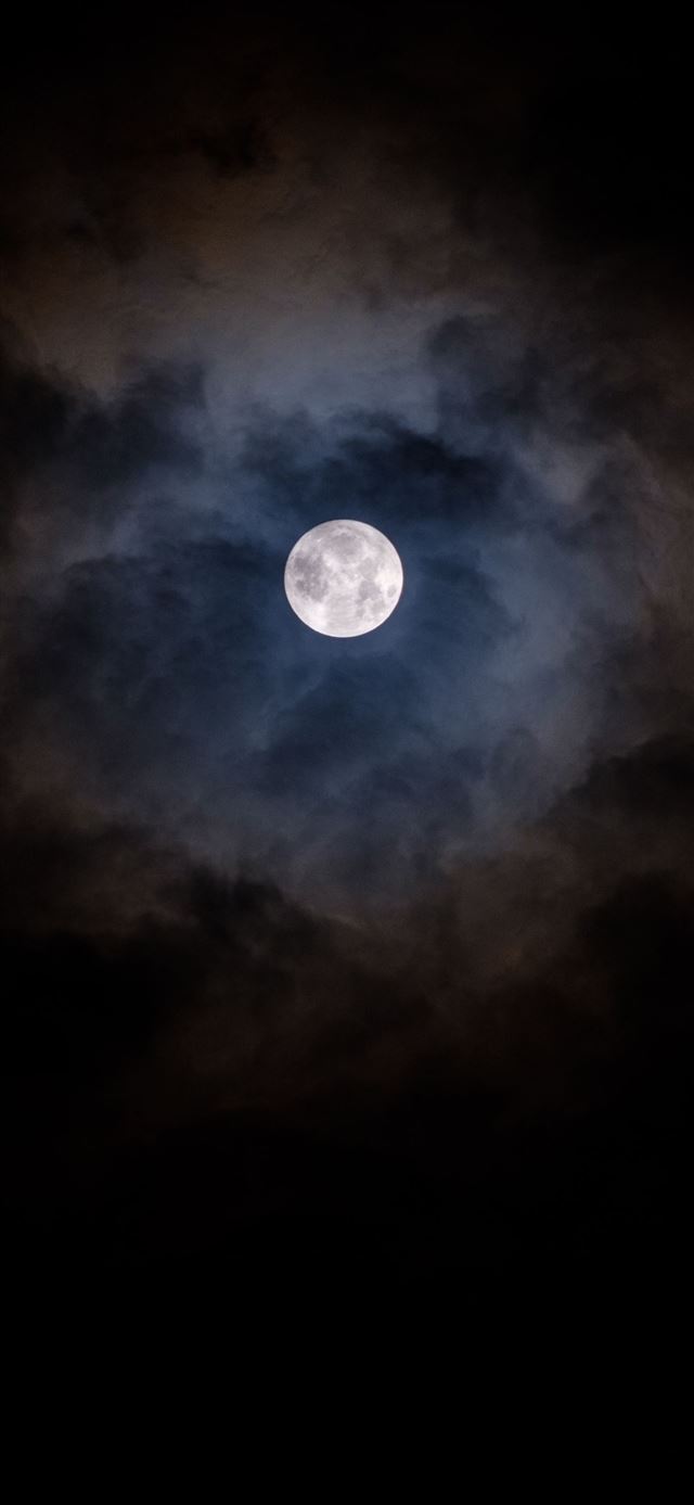 1080x1920 full moon - space iPhone SE Wallpaper