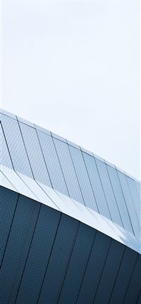 blue wall during daytime wallpaper