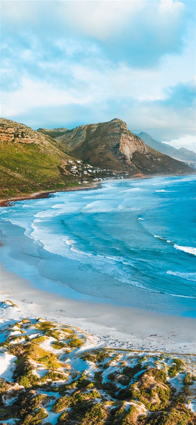 1080x1920 body of water near mountain - blue iPhone SE Wallpaper