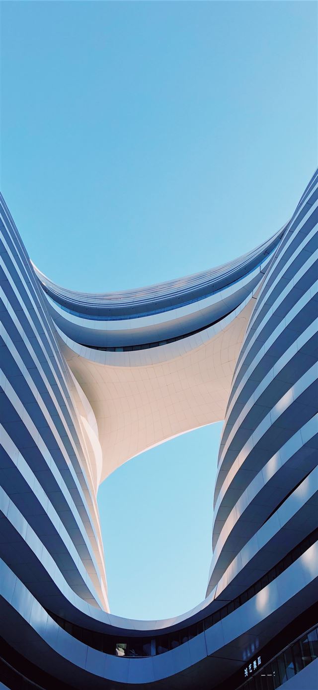 1080x1920 white concrete building during daytime - china iPhone SE Wallpaper