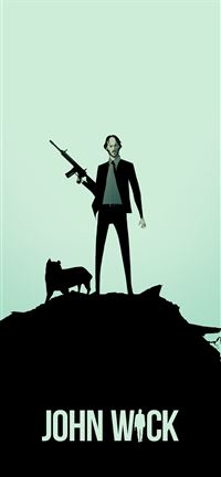 john wick dog 4k wallpaper