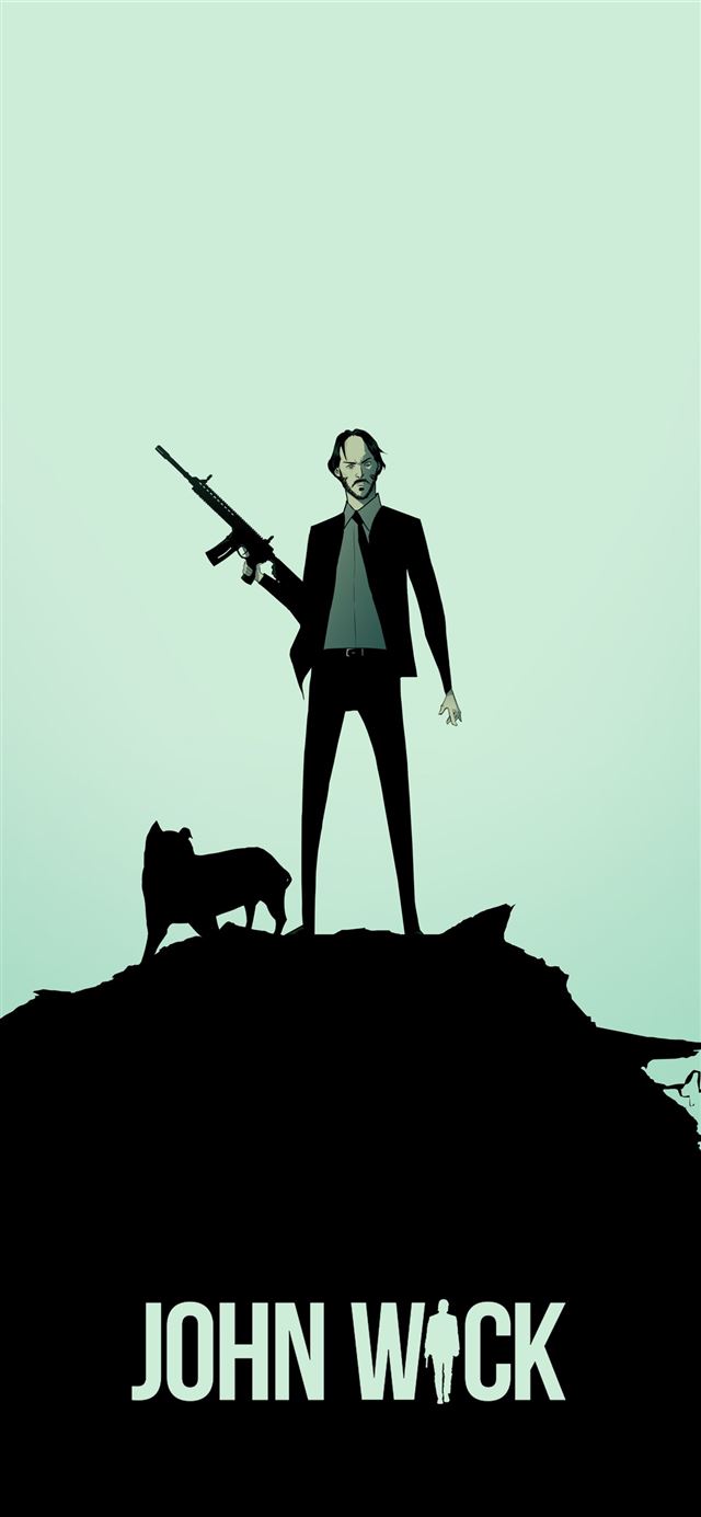 1080x1920 john wick dog 4k - artwork iPhone SE Wallpaper