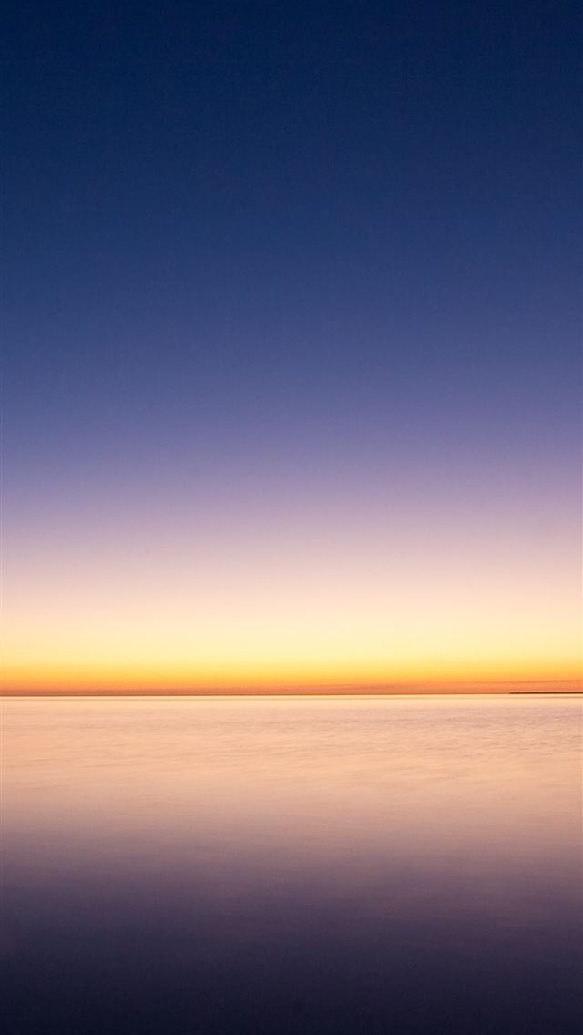 sunrise ocean minimalism simple background iPhone wallpaper 