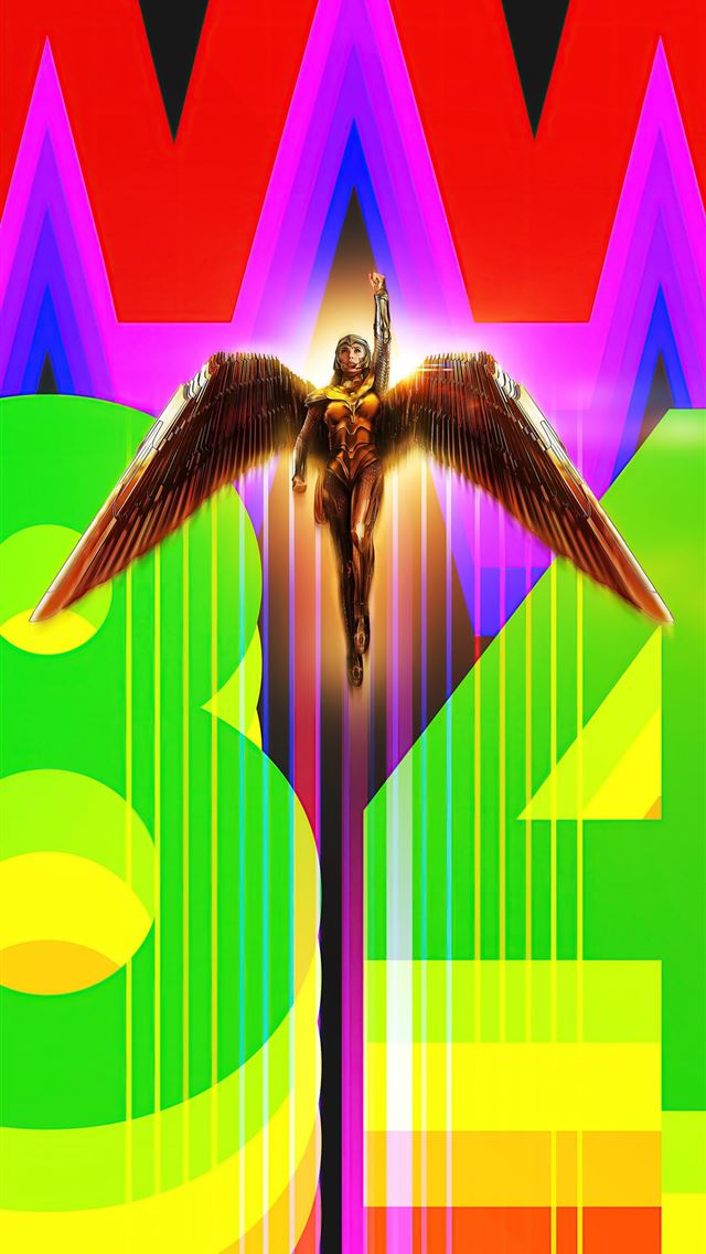 640x1136 wonder woman 1984 new poster 4k - gal gadot iPhone Wallpaper