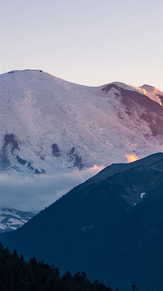 640x1136 glacier sunset mountains - glacier iPhone Wallpaper