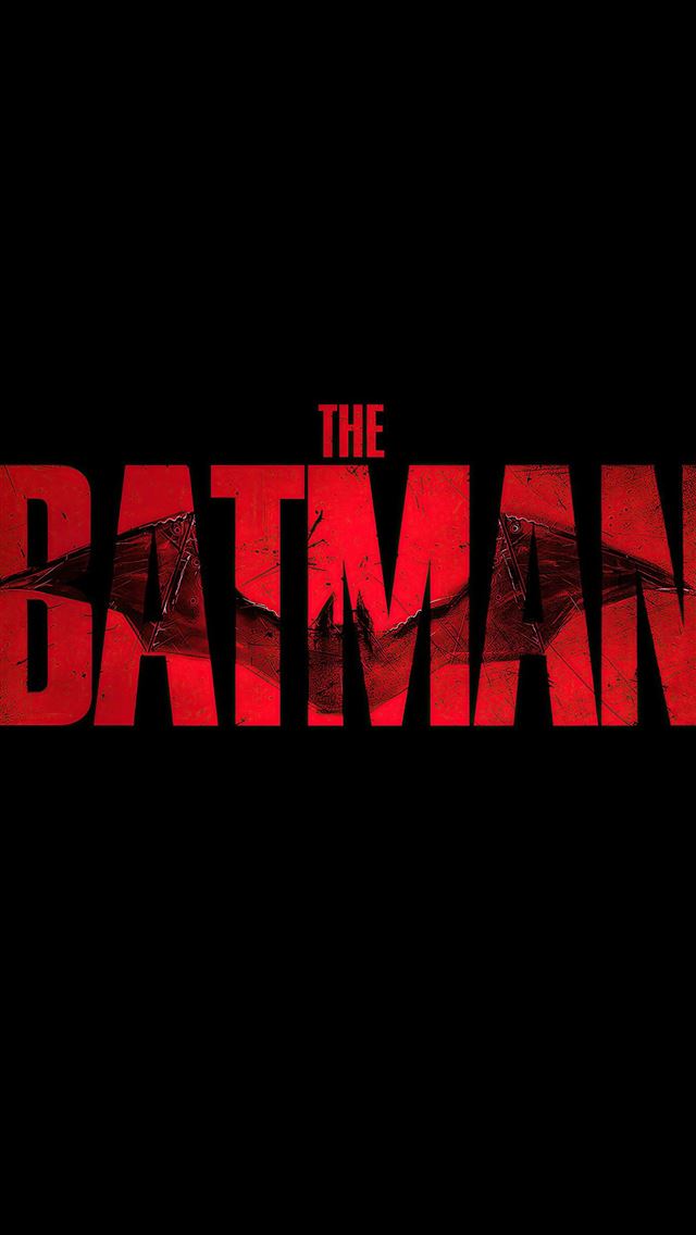 640x1136 the batman logo 2021 8k - the batman iPhone Wallpaper