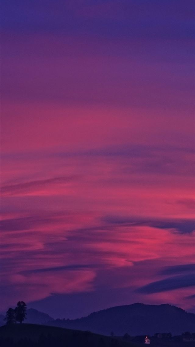 640x1136 silhouette beautiful clouds photo pink 4k - pink iPhone Wallpaper