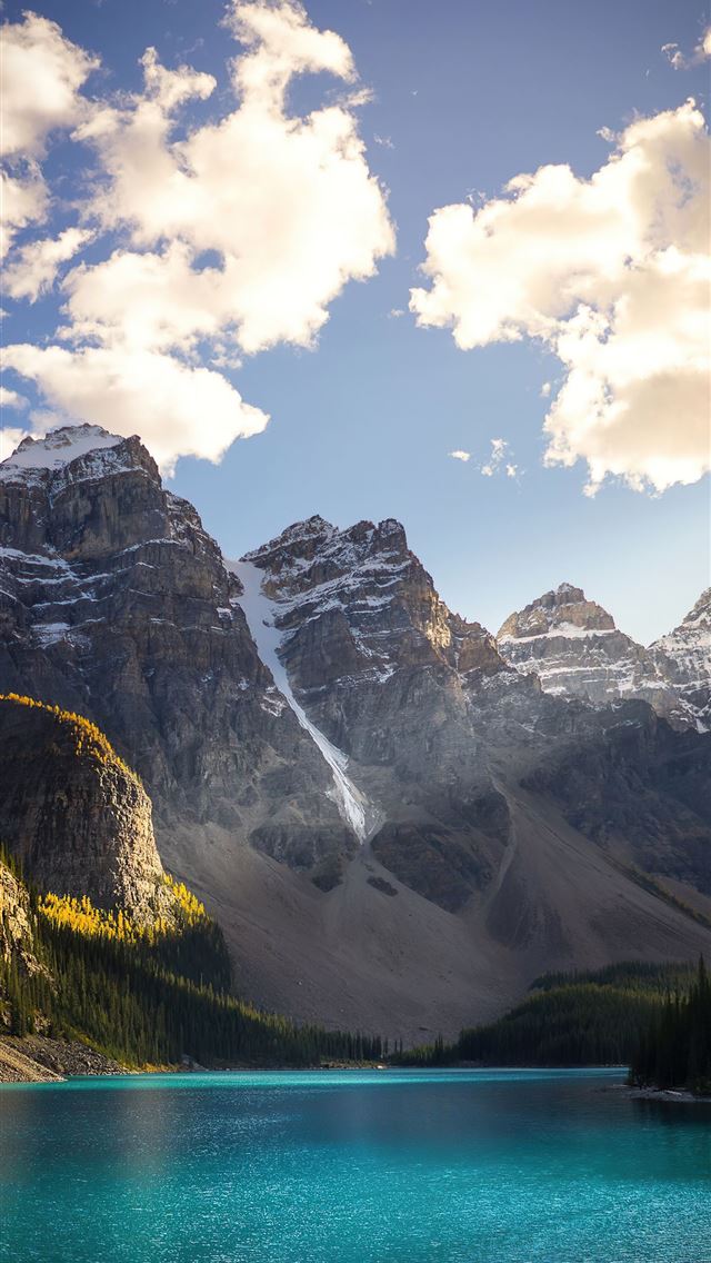 beautiful lake scenery mountains 4k iPhone wallpaper 