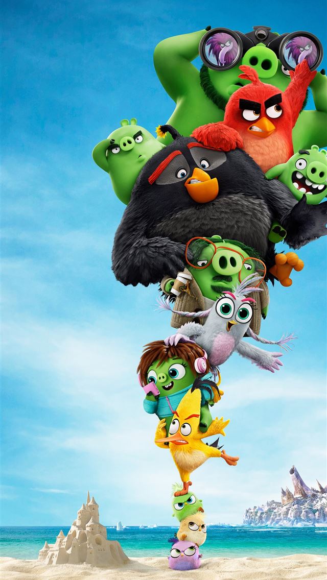 the angry birds 2 10k iPhone wallpaper 