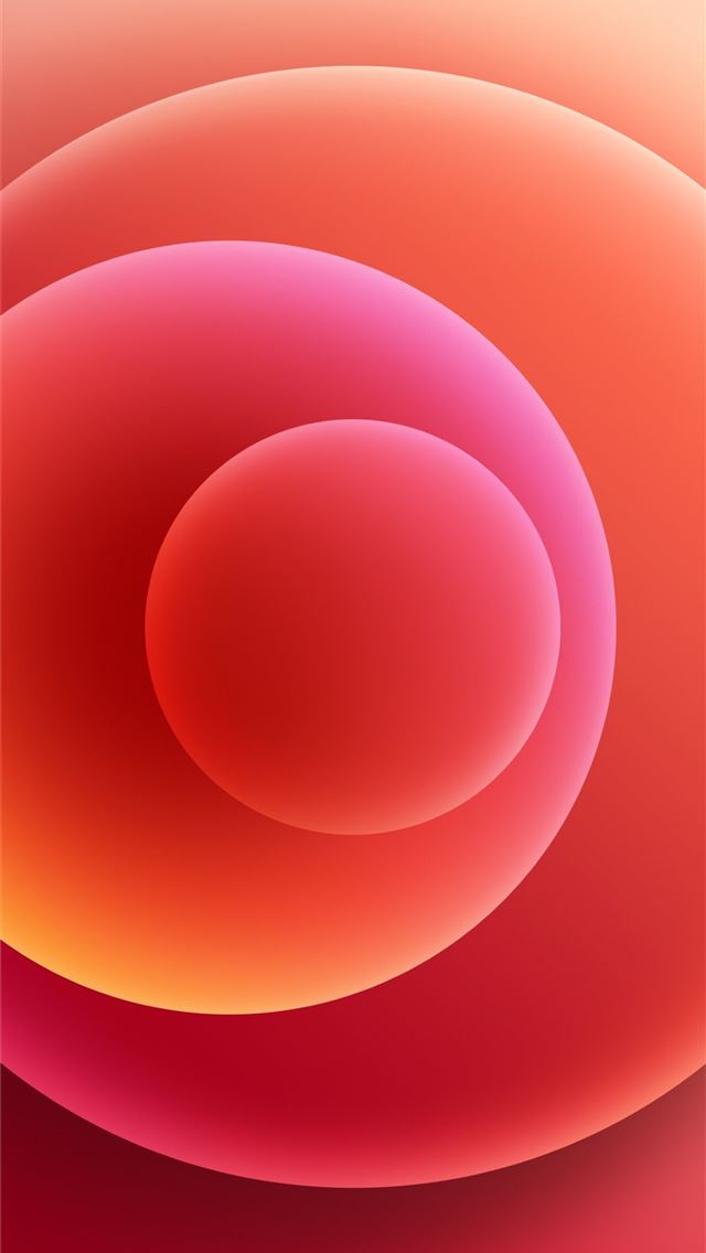 640x1136 Colorful iPhone 12 Stock wallpaper Orbs Red Light - aesthetic iPhone Wallpaper