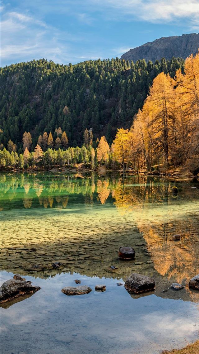 640x1136 lai da palpuogna lake in switzerland 5k - lake iPhone Wallpaper