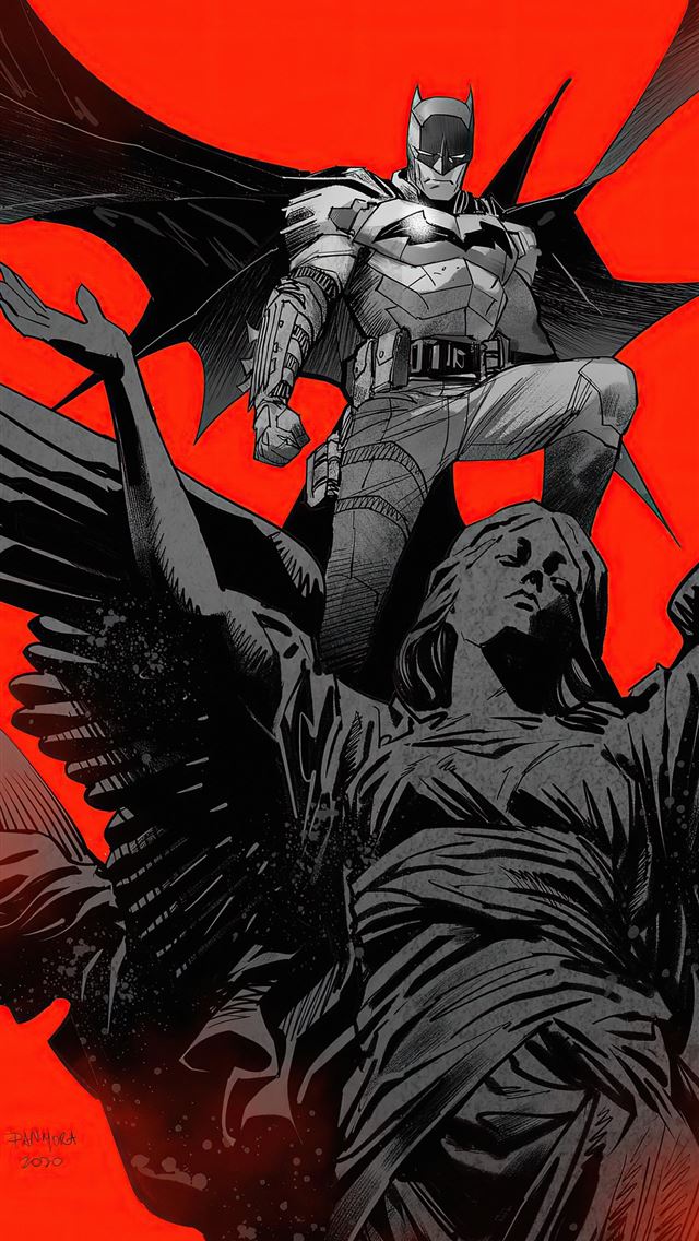 640x1136 the batman 2021 comic art 4k - the batman iPhone Wallpaper