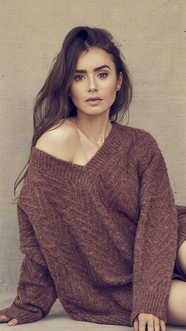 640x1136 2020 lily collins 4k - girls iPhone Wallpaper