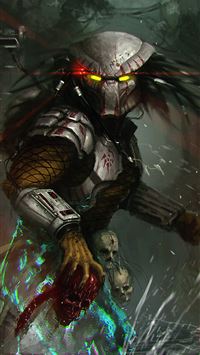 the predator artwork 4k wallpaper