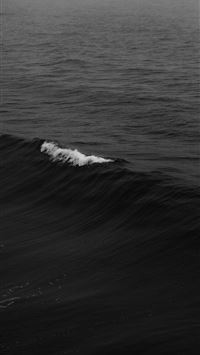 ocean wave in shallow focus lens wallpaper