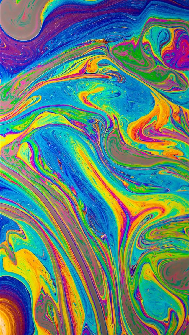 multicolored painting iPhone wallpaper 