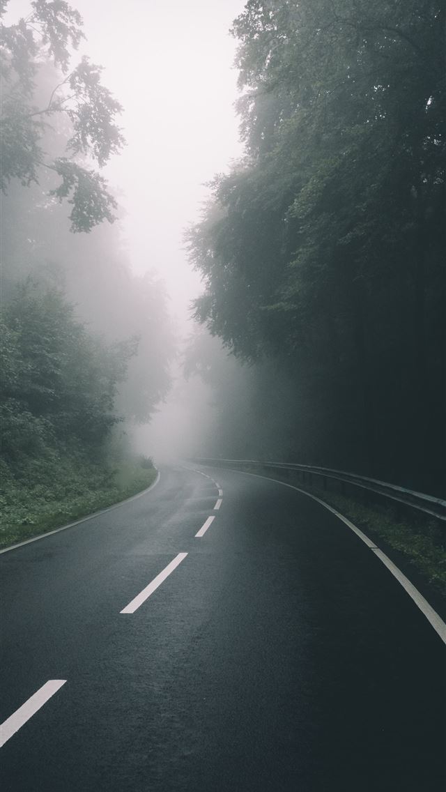 640x1136 black concrete road during daytime - grey iPhone Wallpaper