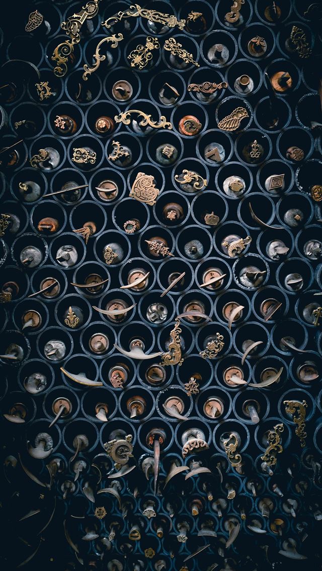 640x1136 assorted color scrolls on rack - texture iPhone Wallpaper