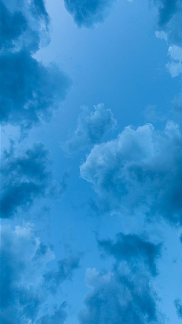640x1136 low angle view of blue clouds - sky iPhone Wallpaper