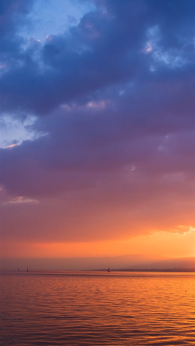 640x1136 body of water under golden hour - sunset iPhone Wallpaper